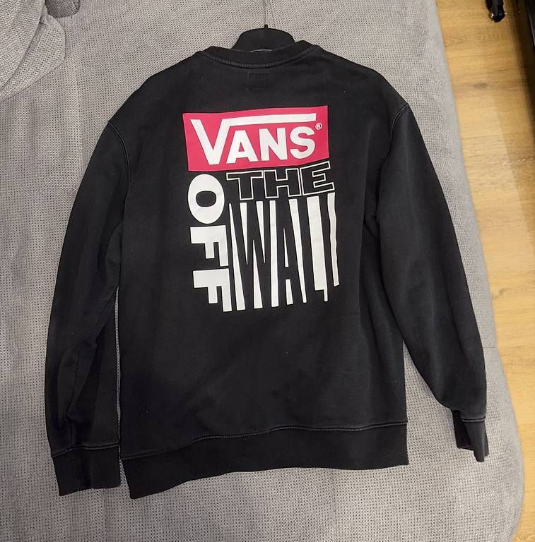 Maglioni & Felpe: Schwarzes Vans Crewneck Sweatshirt – Usato da Sementina venduto da risal