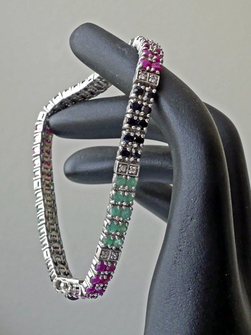 Armbänder & -reifen: Armband Silber 925 Edelsteine – Gebraucht aus Matten b. Interlaken von kero71 4