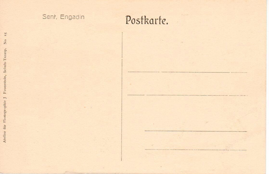 Ansichtskarten: Sent Engadin – Gebraucht aus Wolhusen von Curver9 1