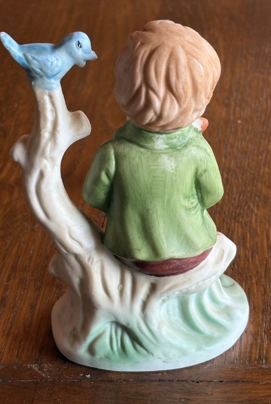 Statuette: Junge mit Ziehharmonika & Vogel. – Usato da Neukirch-Egnach venduto da Phion 3
