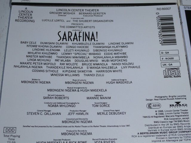 CD: 3CD's + double - Marvin Hamlisch, Andrew Lloyd Weber, Ngema, – Usato da Unterbäch venduto da hiliq 4
