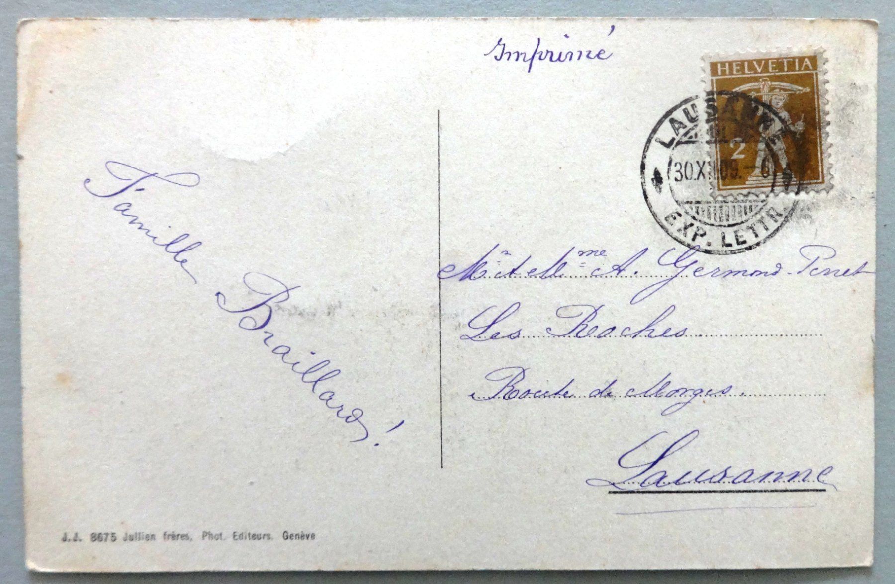 Cartes postales: Paysage hivernal – D'occasion à Fétigny par Billy2miny 1