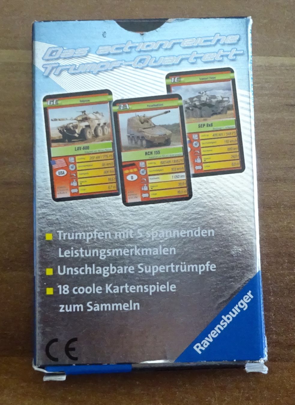 Ravensburger Giochi: Super Trumpf Starke Panzer von Ravensburger – Usato da Wagenhausen venduto da Svema 1
