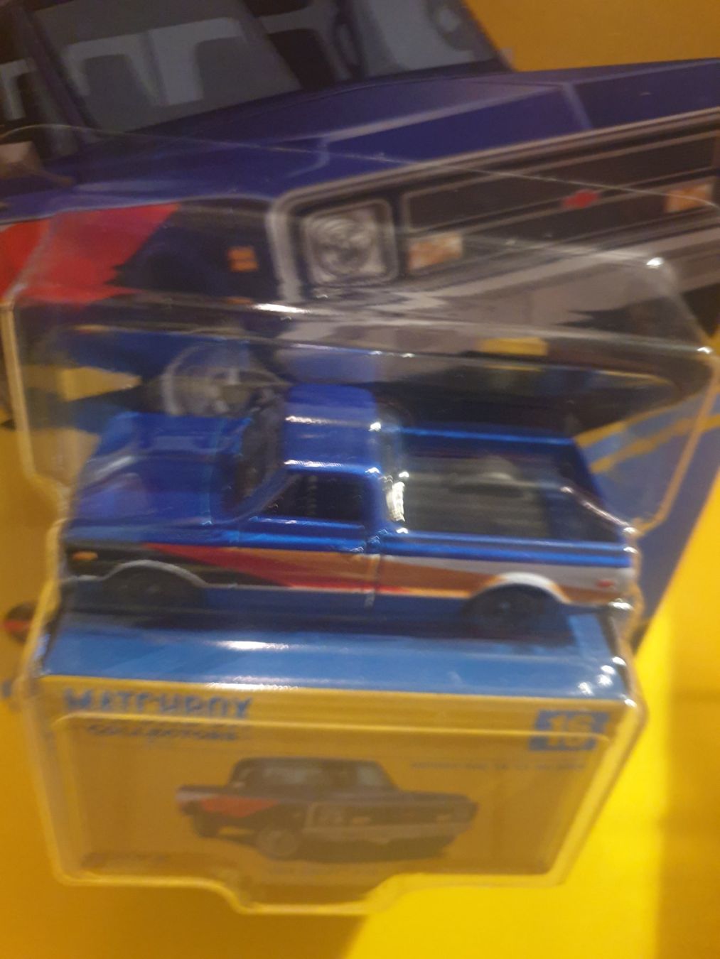 Matchbox Modellini d'auto: Matchbox 1968 CHEVY C10 – Nuovo e nell'imballaggio originale da Oftringen venduto da Rotor 5