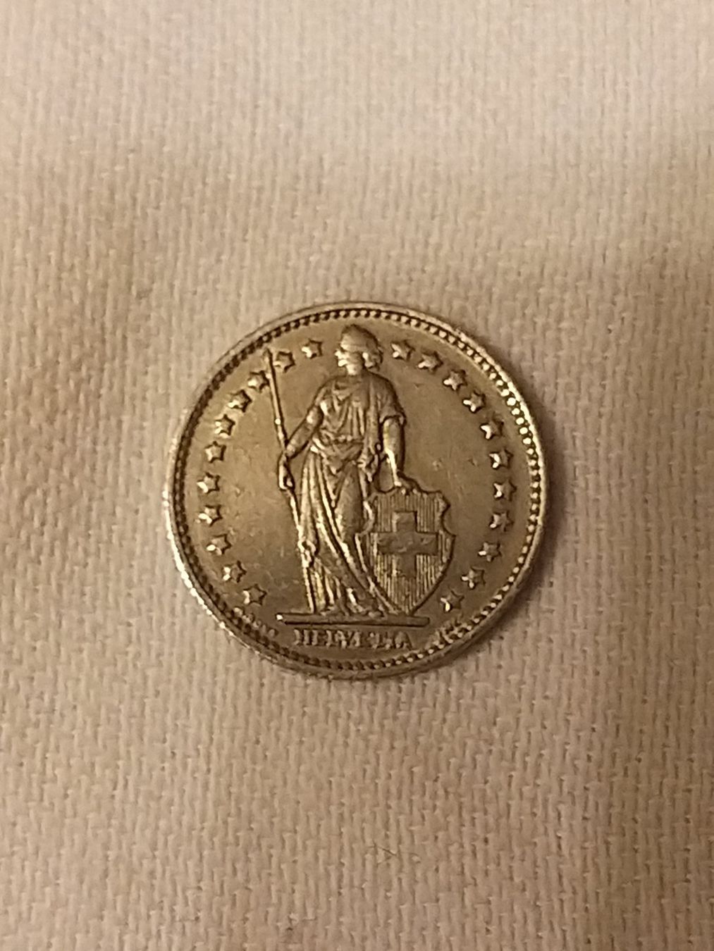 Alle Münzen: Pièce rare 1 franc Suisse 1970 – Gebraucht aus La Chaux-de-Fonds von Marteaux 1