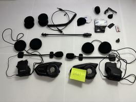 SENA Bluetooth Headset 2x + Zubehör, 1 Stk defekt, 1.–