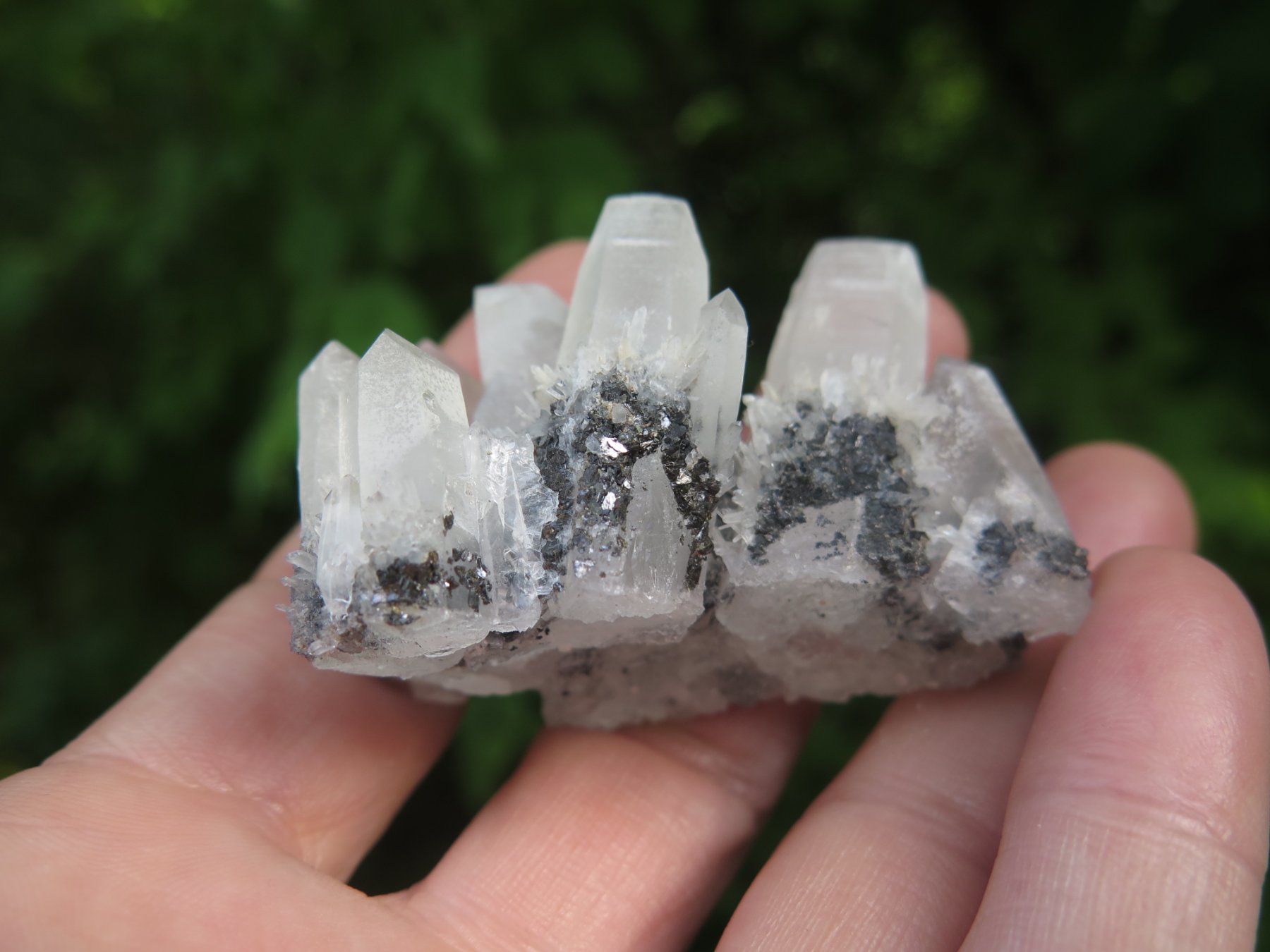 Minerali & Pietre curative: Bergkristall mit Sphalerit von Bulgarien – Usato da Schaffhausen venduto da Yamakana51L8736OQ8 1