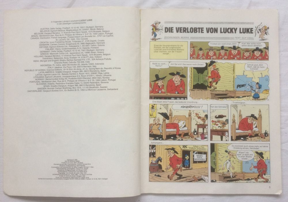 LUCKY LUKE Band 48 Die Verlobte von Lucky Luke Kaufen auf Ricardo