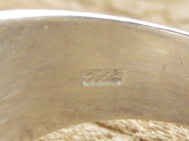 Anelli: Vintage massiv Ring Silber 925 Lapislazuli  / Gr. 58 – Usato da Ermatingen venduto da Decovin 9