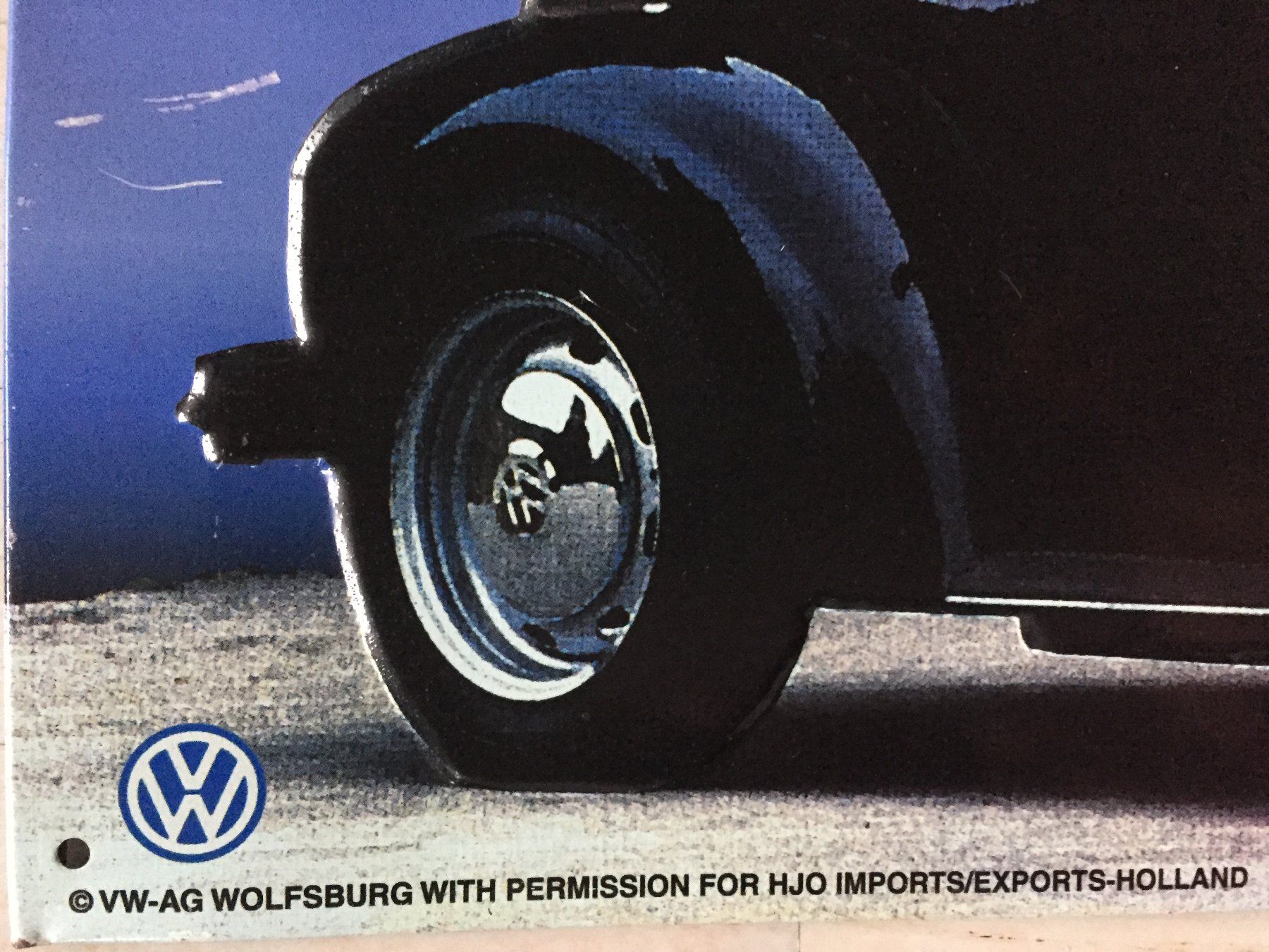 Volkswagen Insegne: Blechschild VW Cabrio ca. 30 x 42 cm – Nuovo (secondo la descrizione) da Rüfenach AG venduto da mangusta 1
