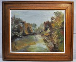 Tableau à l'huile par Michel Jenni