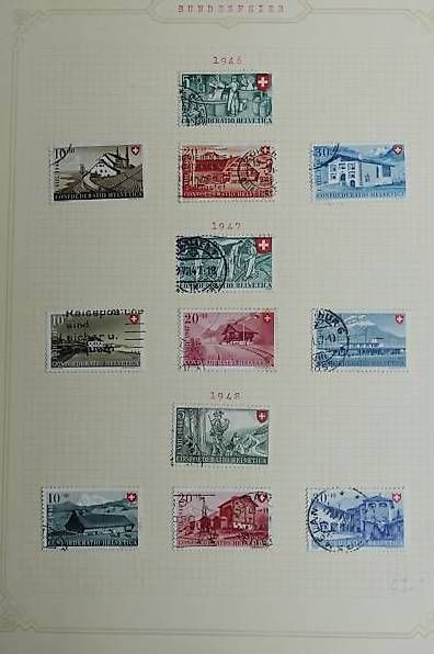 Tutti i francobolli: Pro Patria Sammlung ab 1938-60 – Usato da Bleienbach venduto da Mineral_Antik57 2