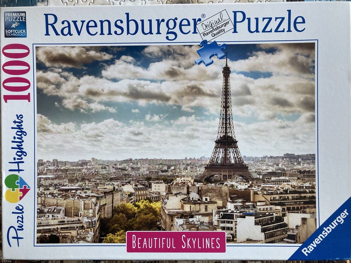 Ravensburger Puzzle: Ravensburger Puzzle 1000 Teile, Eiffelturm, Paris, Top – Usato da Pfäffikon ZH venduto da 8perleamsee10