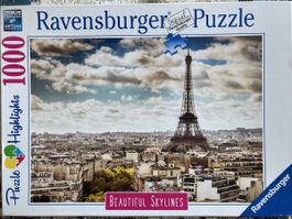 Ravensburger Puzzle 1000 Teile, Eiffelturm, Paris, Top