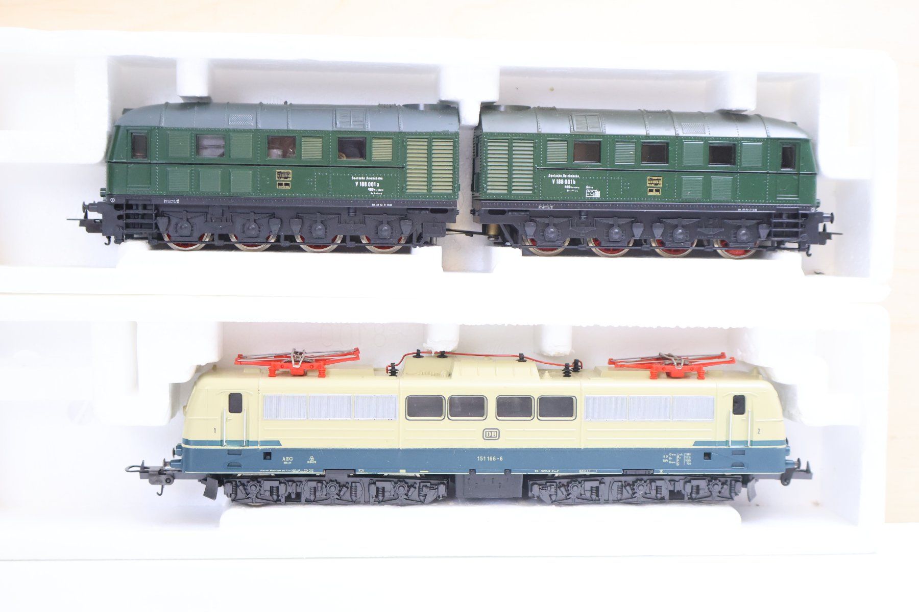 Lima Modellini di ferrovie: Lima Doppelpack V188 Doppellok + BR 151 E-Lok - H0 DC – Usato da Winterthur venduto da Monstera 1