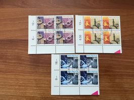 2000 CH Erstag gest.Viererblock mit Tab  (K144)