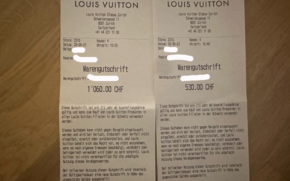 Louis Vuitton Gutschein Kaufen