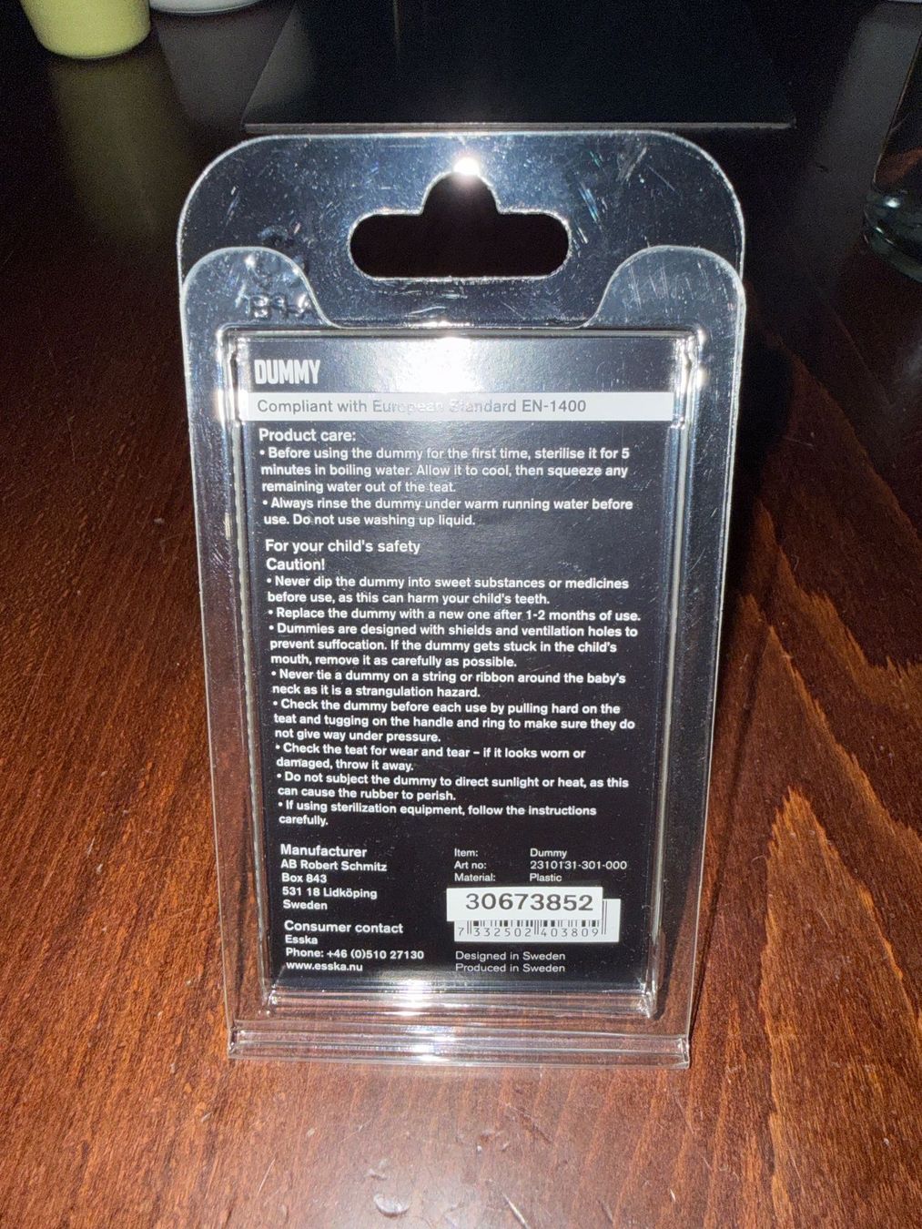Succhiotti & catenelle porta ciuccio: Original Volvo Schnuller Dummy – Nuovo e nell'imballaggio originale da Thal venduto da Imerc 1