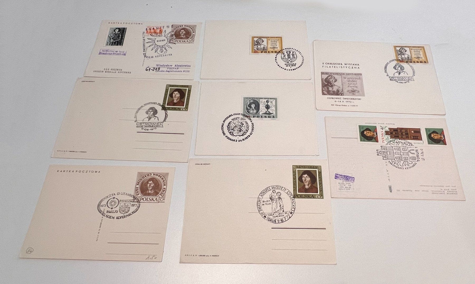 Alle Briefmarken: LOT FDC Polska Kopernik – Gebraucht aus Riva san vitale von abd_p86k