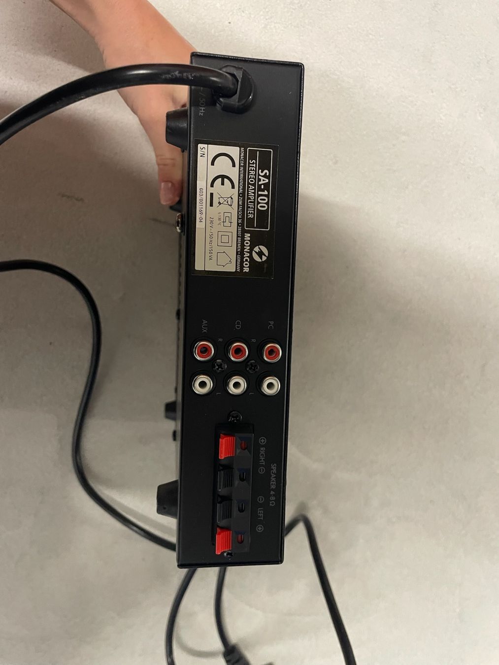 Monacor Amplificatori: Monacor SA-100 Amplificatore Stereo – Usato da Adliswil venduto da mar_q6mt 2