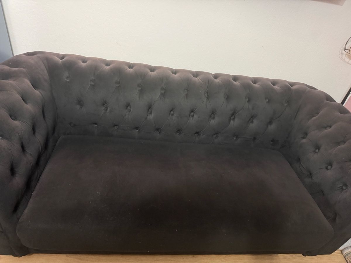 Chesterfield Divani: chesterfield samt sofa – Usato da Winterthur venduto da meg_q2vq