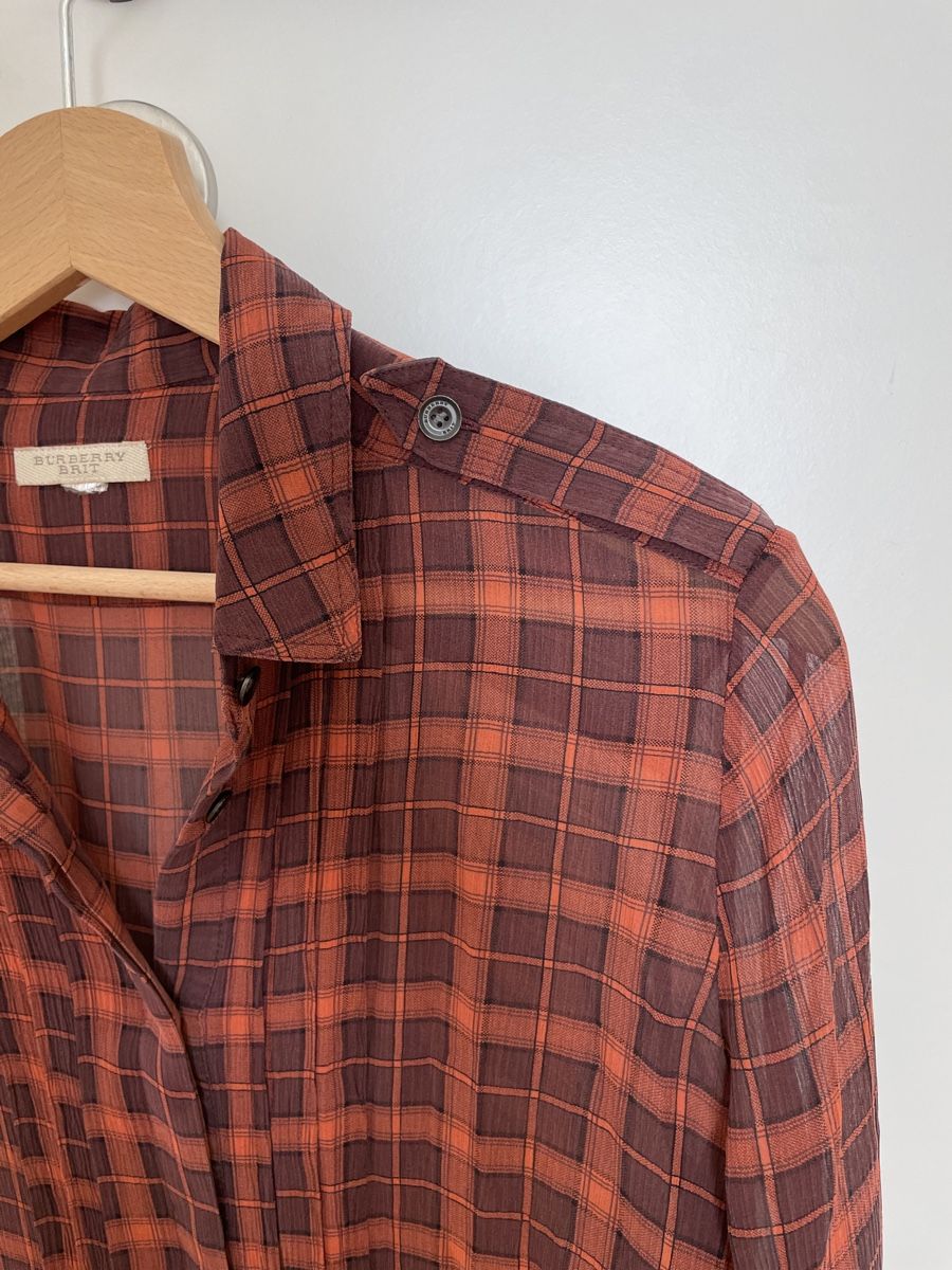 Burberry Camicette: Burberry Brit medium size Shirt Karo pattern – Usato da Zug venduto da dmjtita 2
