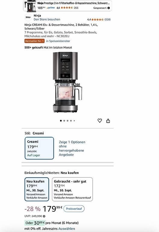 Elettrodomestici da cucina: Ninja Creami – Usato da Aarau venduto da bit_q772 1