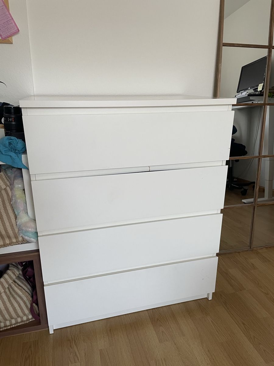 Ikea Kommoden: MALM Kommode Ikea weiss – Gebraucht aus Basel von Salon_Wettstein