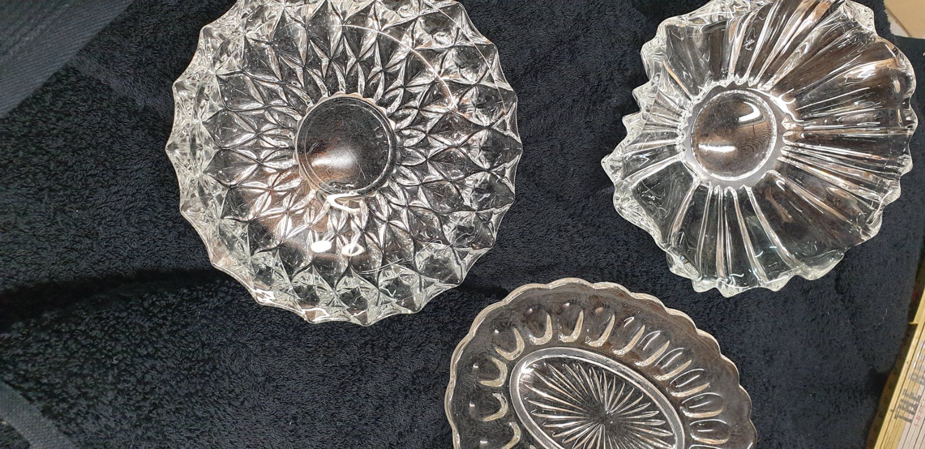 Schalen: Glasschalen Kristall vintage – Gebraucht aus Wildhaus von enzian66