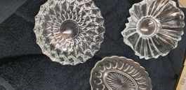 Glasschalen Kristall vintage