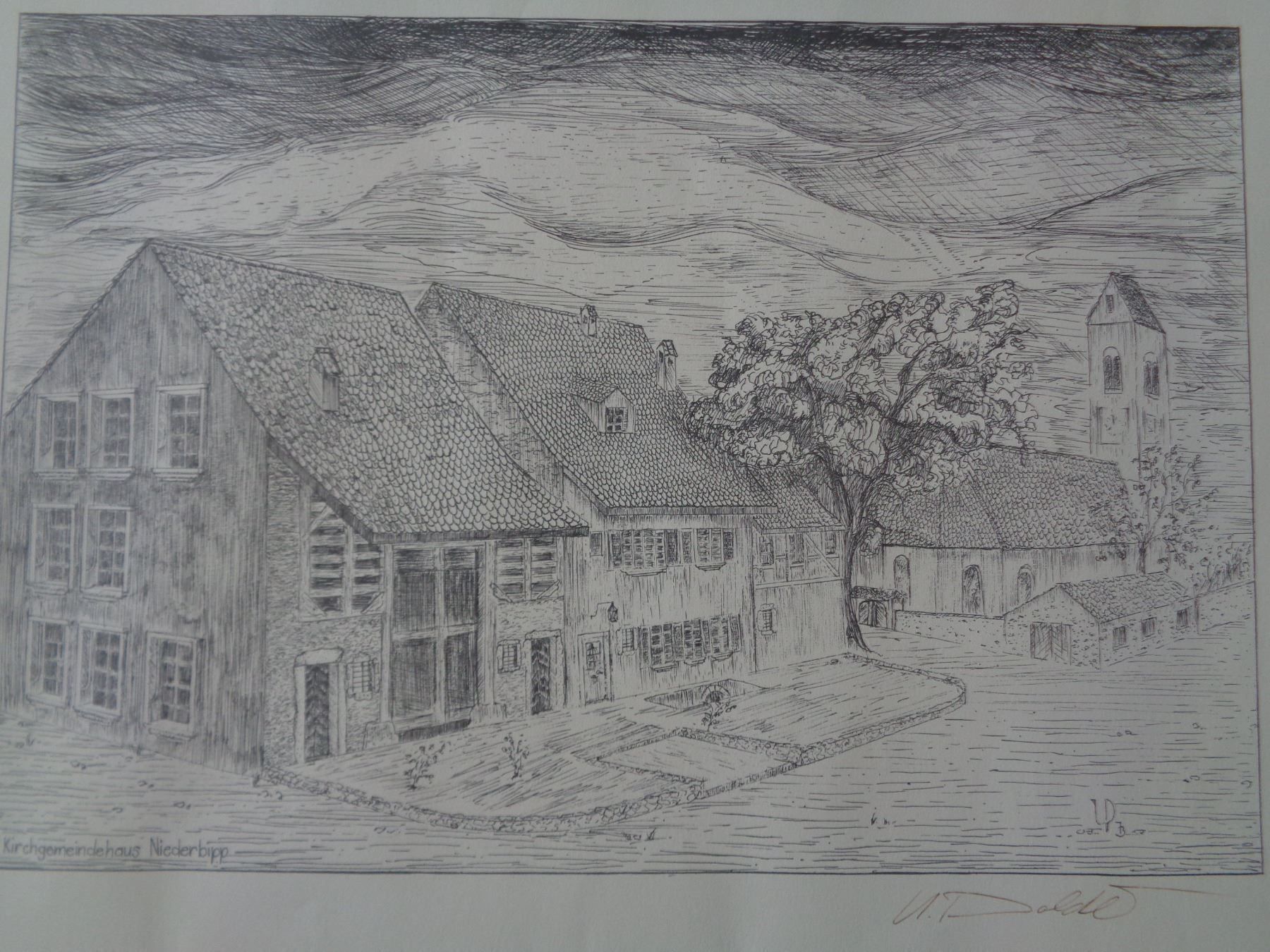 Grafica & Litografie: Litho - Niederbipp signiert U. Dolder – Usato da Chur venduto da omonia 1