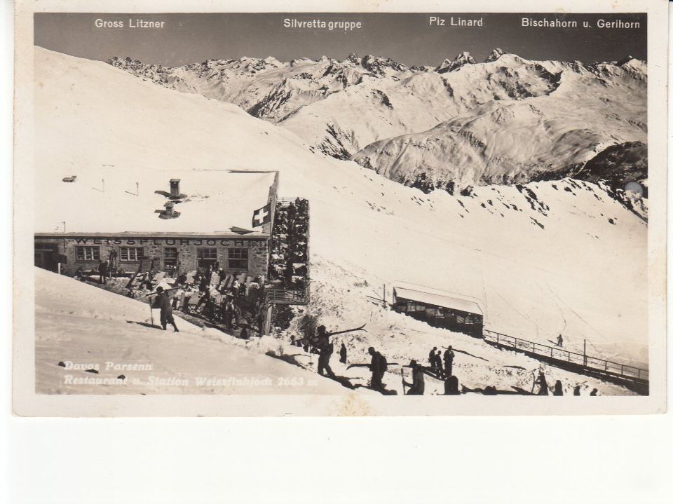 Cartoline postali: Davos Parsenn 1934 – Usato da Bürglen TG venduto da StampGraf