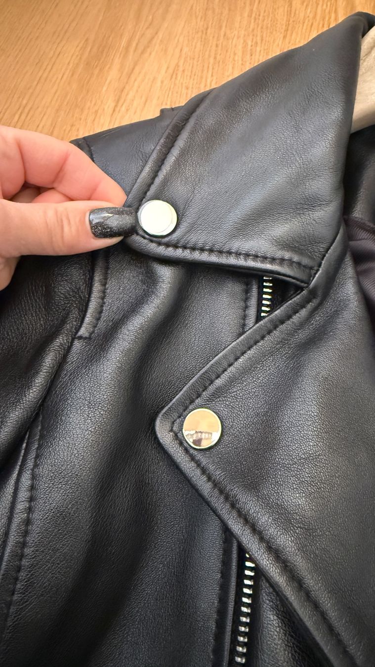 Maje Jacken: MAJE neuwertige Lederjacke Biker robust Leder Blazer – Neu (gemäss Beschreibung) aus Faulensee von Liebes_Kind_2019 2