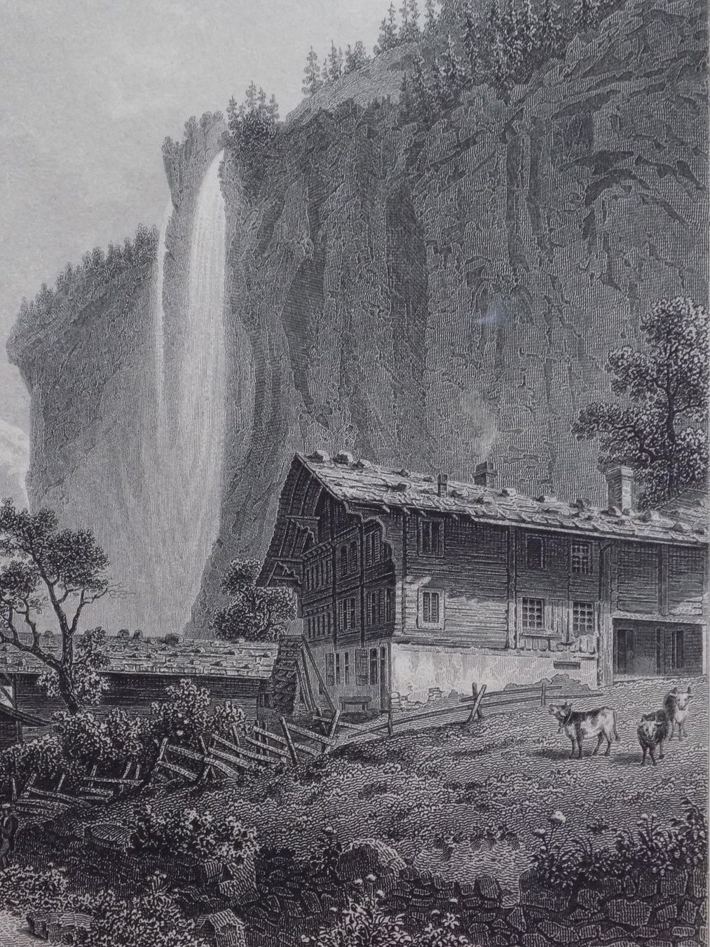 Gravures: Lauterbrunnen Staubbach – D'occasion à Risch par Rischli15 7