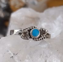 RING SILBER 925 MIT TÜRKIS UND REBEN