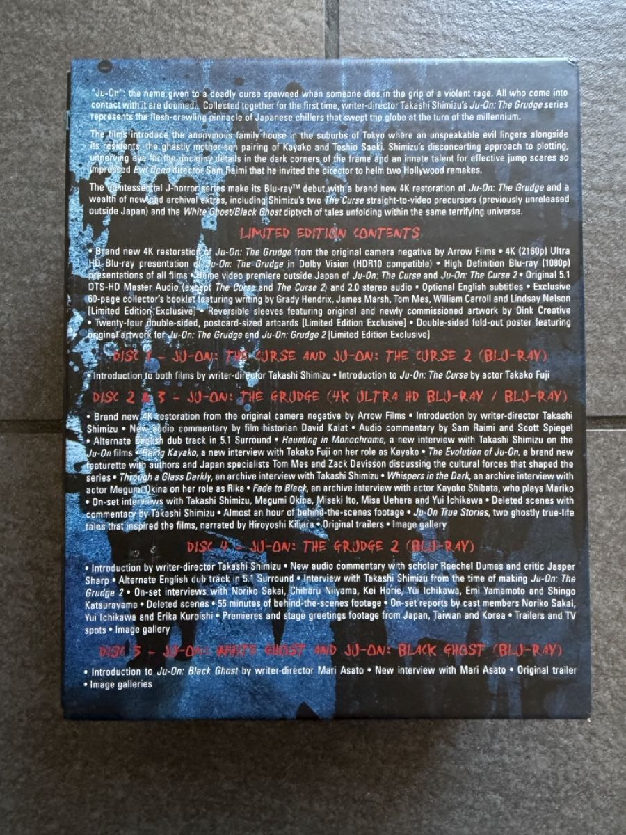 Tous les DVDs: Ju-On: The Grudge Collection Arrow Video – D'occasion à Zürich par cENS0R 2