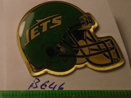 1 Football Helm Jets Pin (B646)