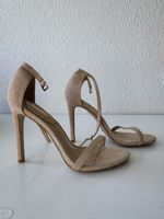 Elegant Beige classic High Heels, klassische Sandelen Heels