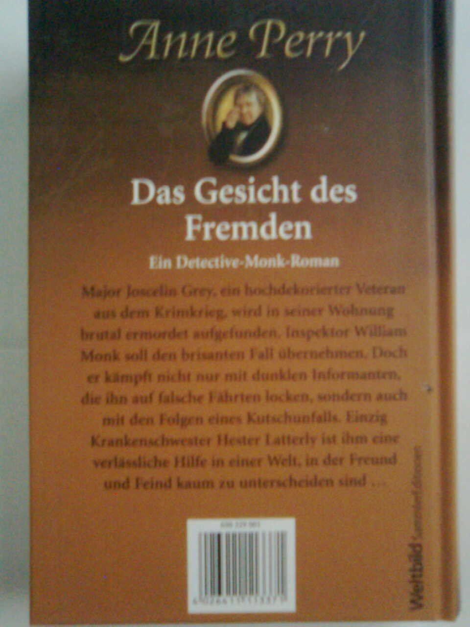 Bücher: Anne Perry Das Gesicht des Fremden – Gebraucht aus Basel von Alacant 1