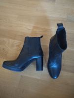 Stiefeletten schwarz Leder Grösse 36 guter Zustand