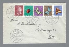 1952, FDC PJ, ET-0 BERN 1.XII.