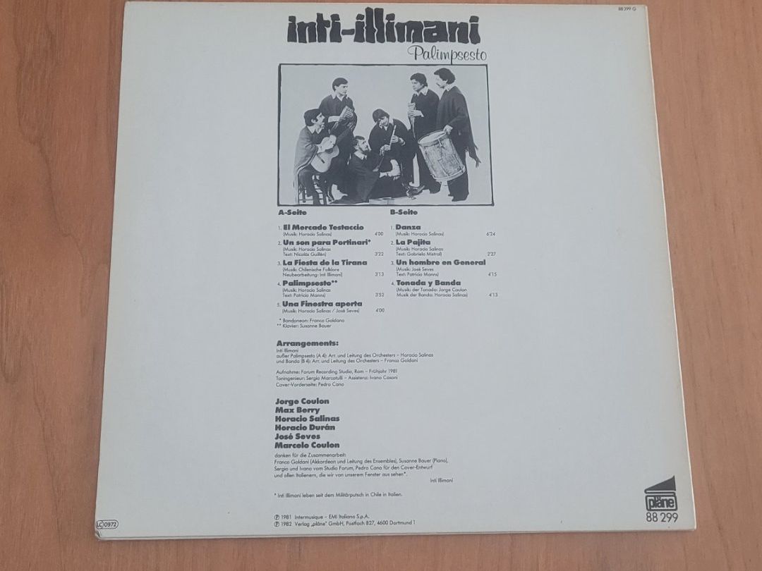 Dischi in vinile: LP  Inti-Illimani – Usato da Martigny venduto da MZ-67 1