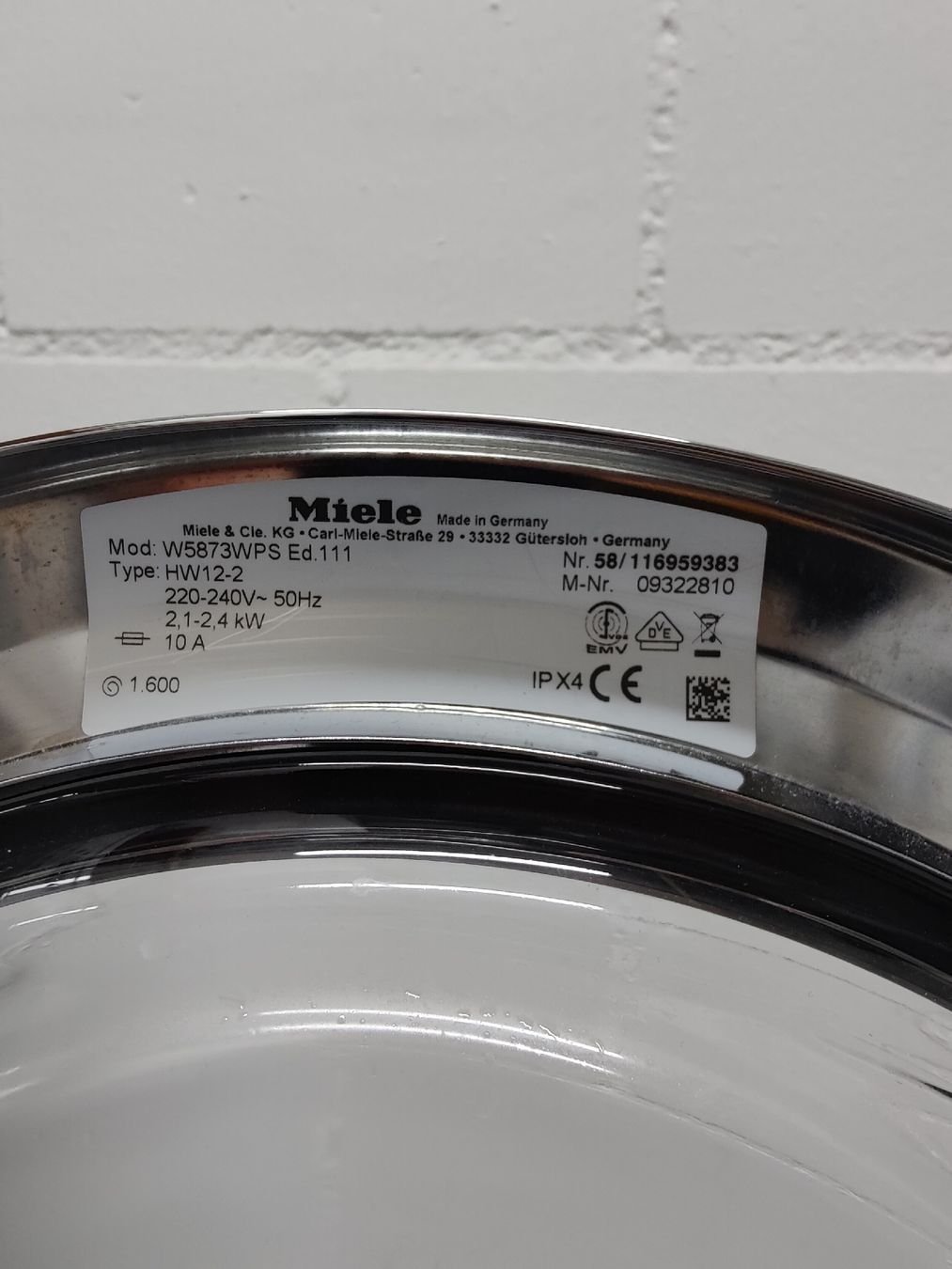 Miele Lavatrici: MIELE Waschmaschine W5873 – Usato da Jonen venduto da s.ruckaberle 4