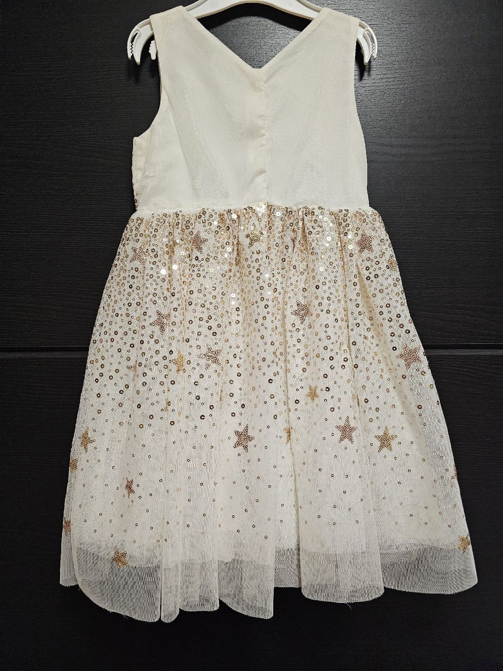 H&M Vestiti & Gonne: Glitzerndes Mädchenkleid, Gr. 104 – Usato da Laufen venduto da Taty007 3