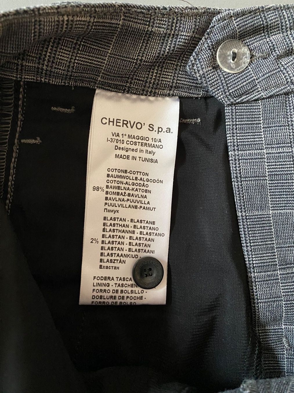 Hosen: Chervo Golfhose, kariert, Gr. 46 – Gebraucht aus Bonstetten von Goodbuy1 5