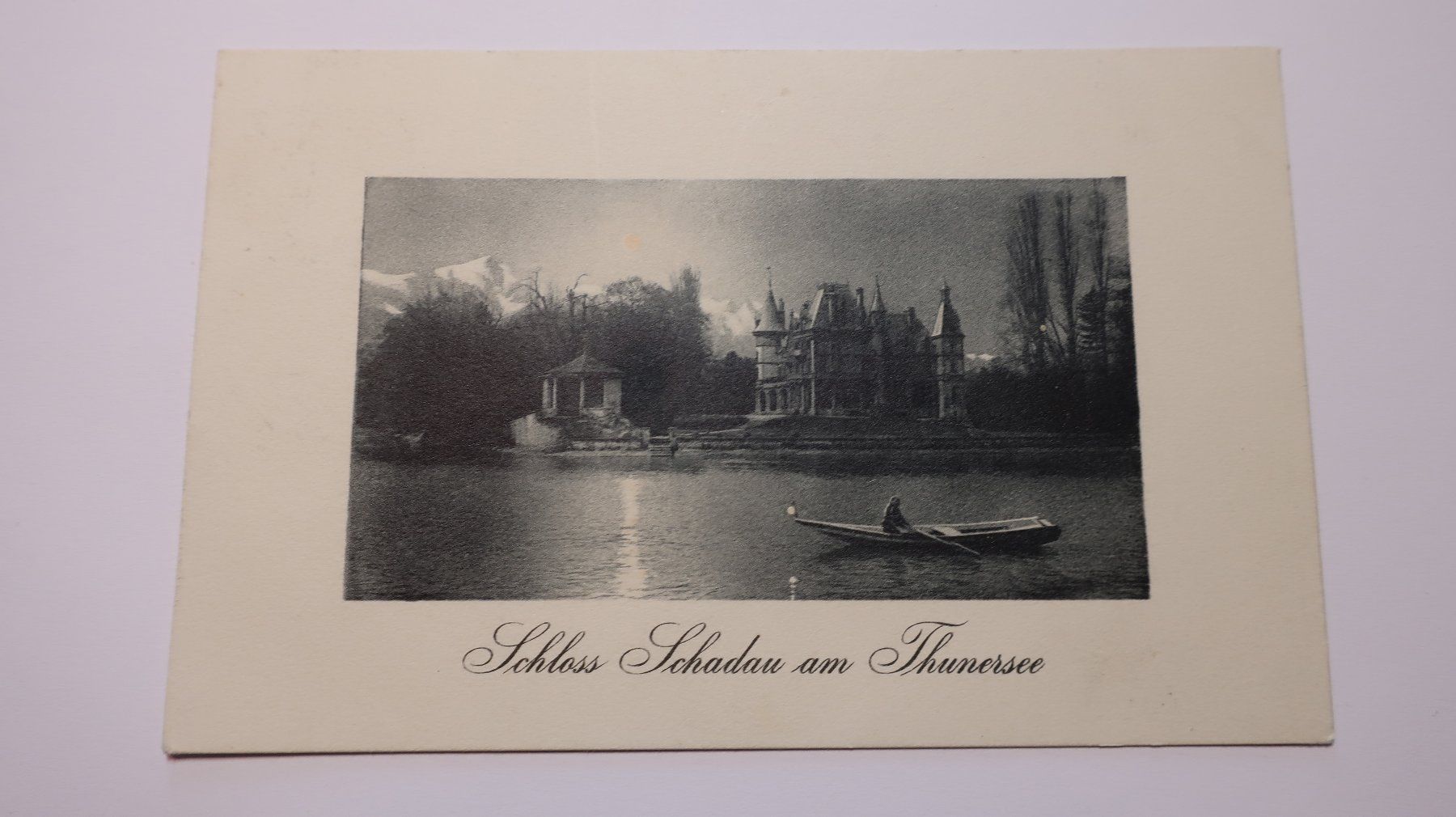 Cartoline postali: Schloss Schadau am Thunersee 1908 – Usato da Cormoret venduto da Pascalll2001 1