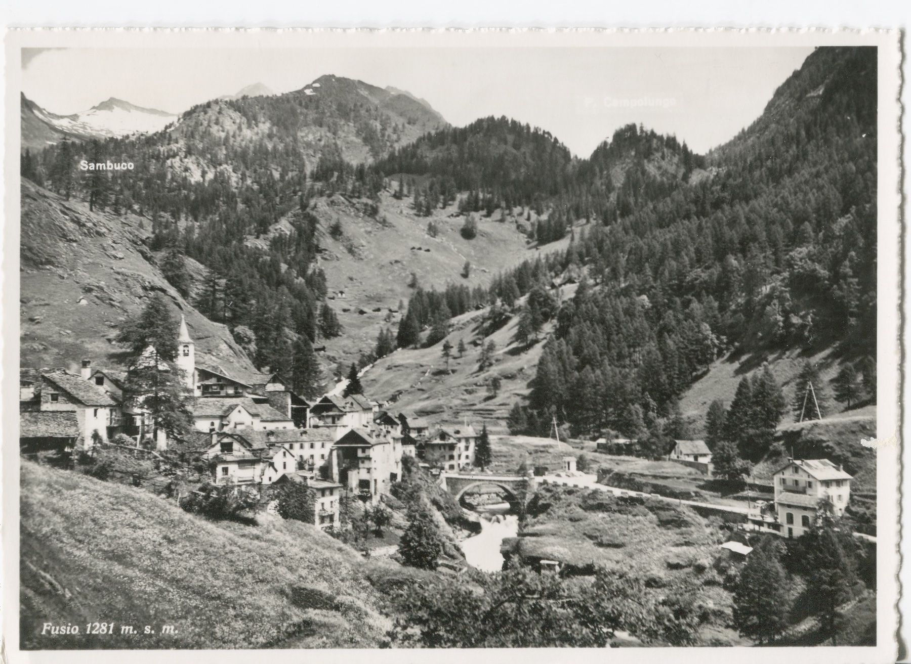 Ansichtskarten: Fusio 1956 – Gebraucht aus coglio von Tascia1