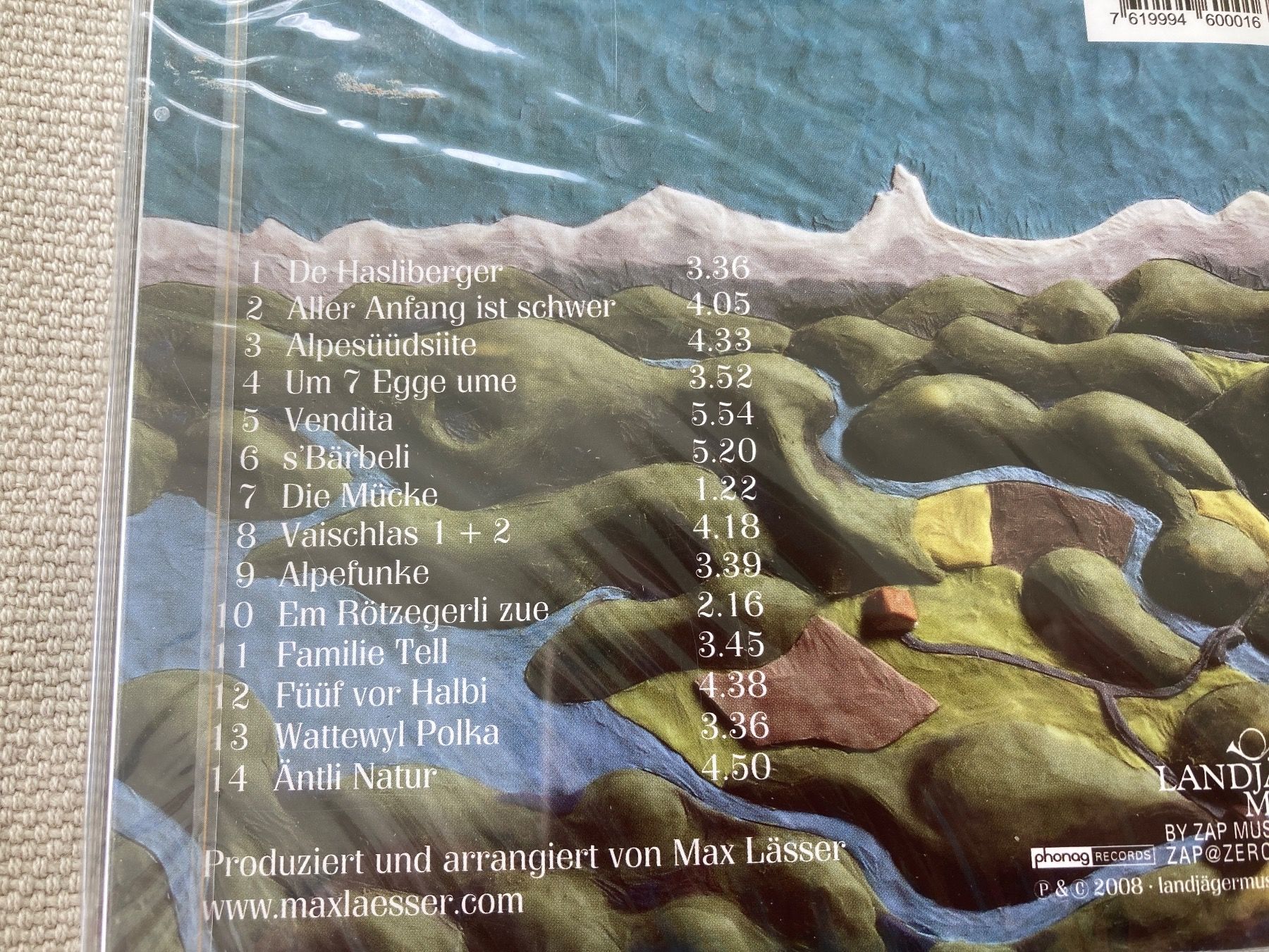 CD: CD, Max Lässer, Überländler, NEU, noch eingeschweisst – Nuovo e nell'imballaggio originale da Baden venduto da Yoyo1 1