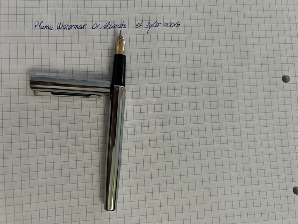 Parure Waterman Exclusive - Stylo Plume Or 18k + Stylo Bille - Avec écrin