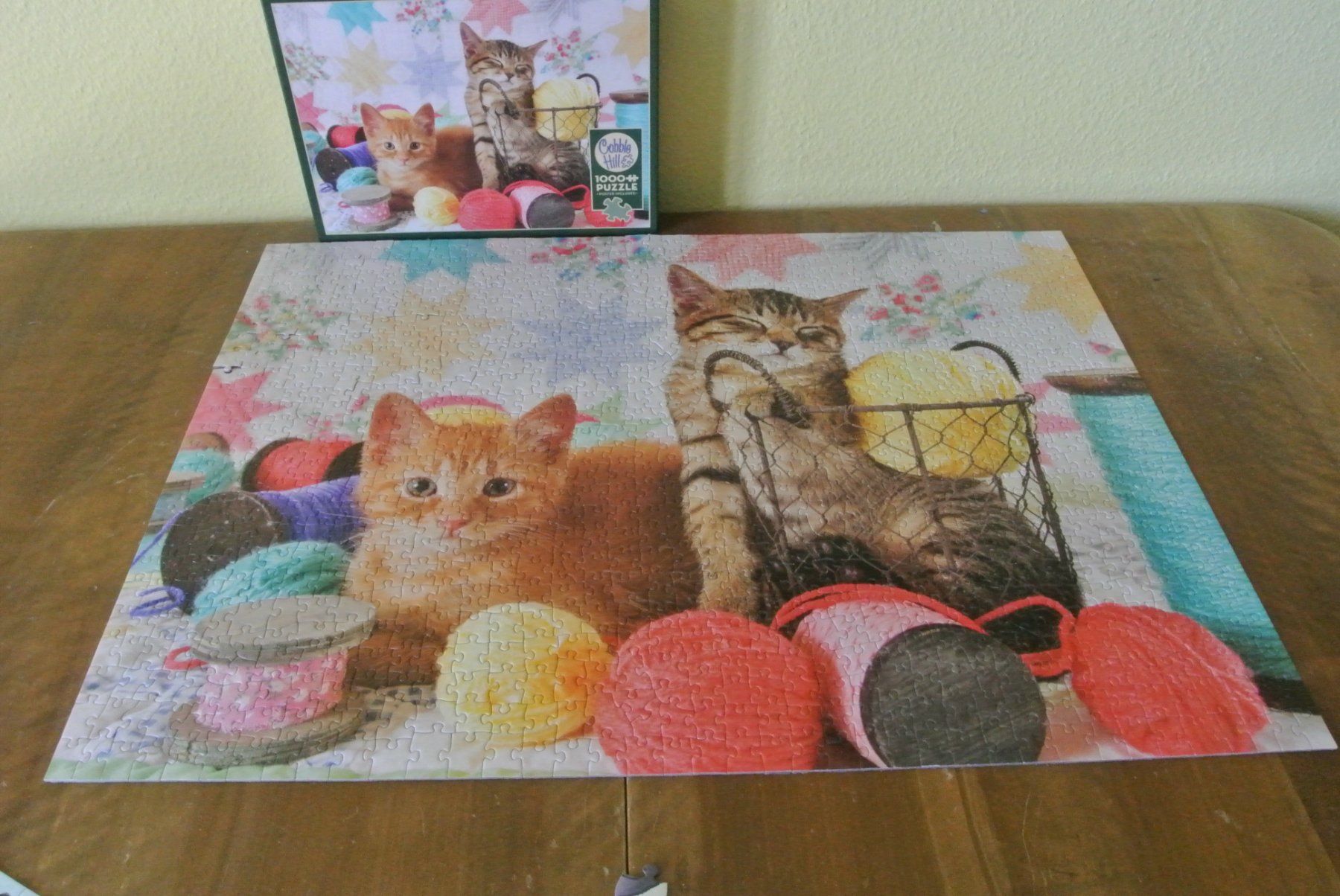 Puzzle: COBBLE HILL PUZZLES,  Katzen 1000 Teile – Usato da Rüschlikon venduto da CBPL 1